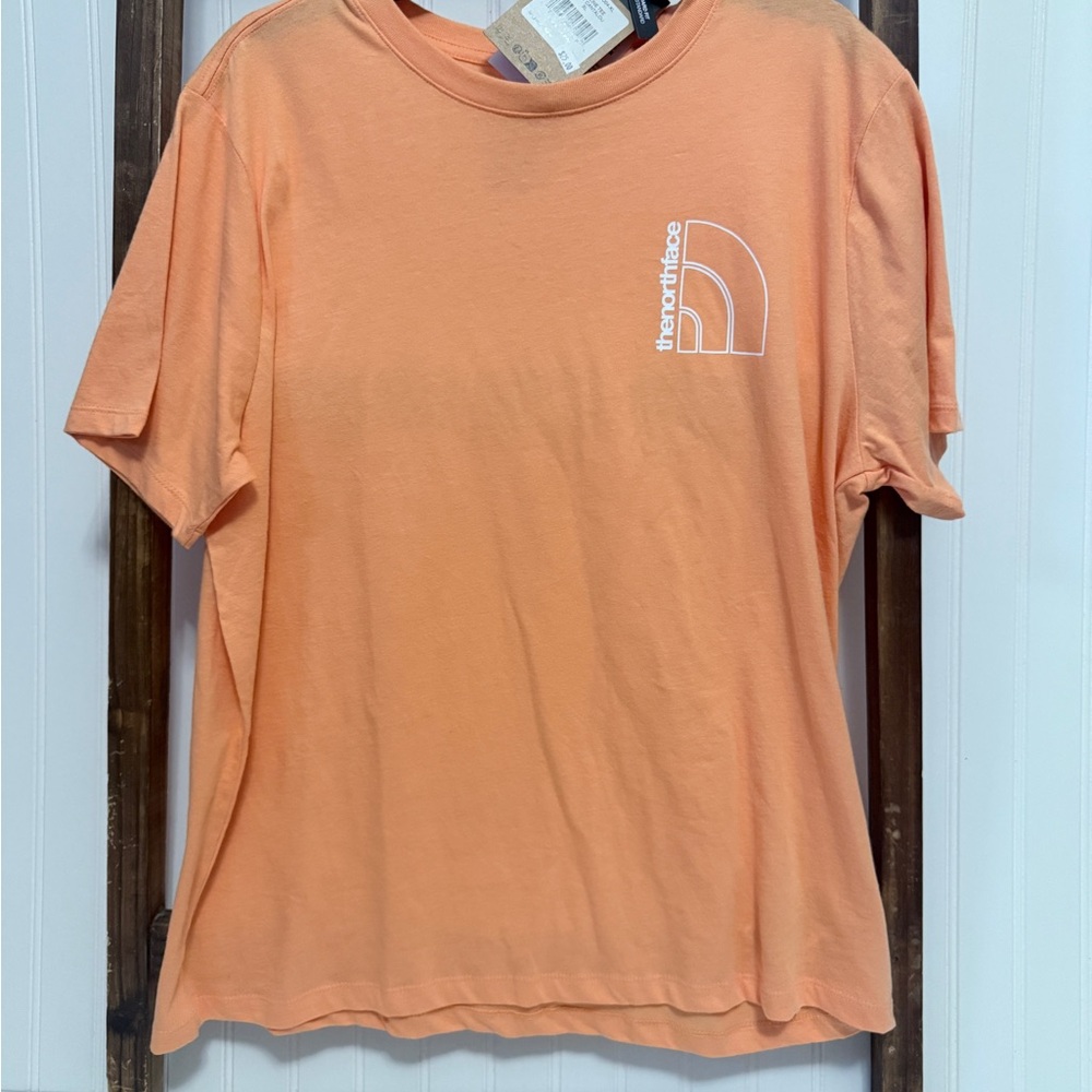 The North Face Women’s Outline Tee in Bright Cantaloupe Size XL